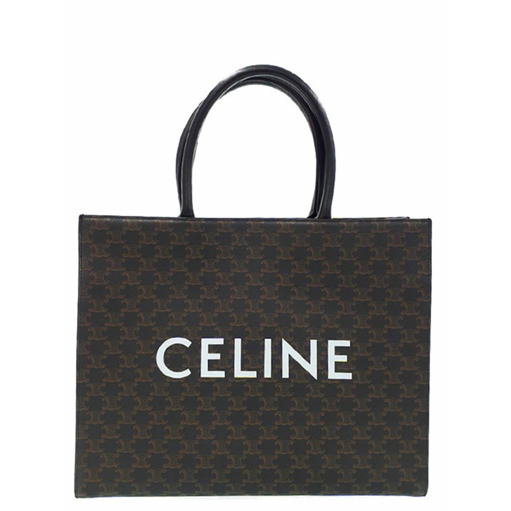 Celine Triomphe Canvas Horizontal Cabas Tote Bag - Picture 1 of 9